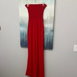 Eesome Red Ruffled Top